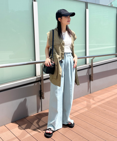 JOINT WORKS(ジョイントワークス)の「【COMMRE/コムル】フリンジデニムパンツ(デニムパンツ・レディース・ネイビー/ブルー系その他・FREE)」の13枚目の写真