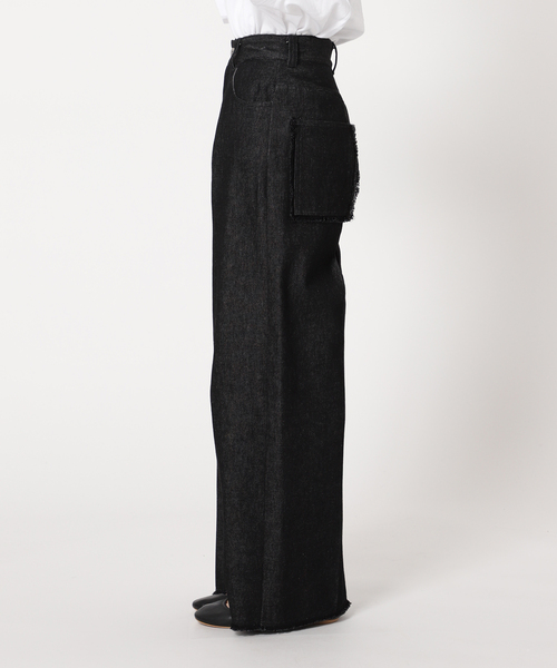 JOINT WORKS(ジョイントワークス)の「【COMMRE/コムル】フリンジデニムパンツ(デニムパンツ・レディース・ネイビー/ブルー系その他・FREE)」の21枚目の写真