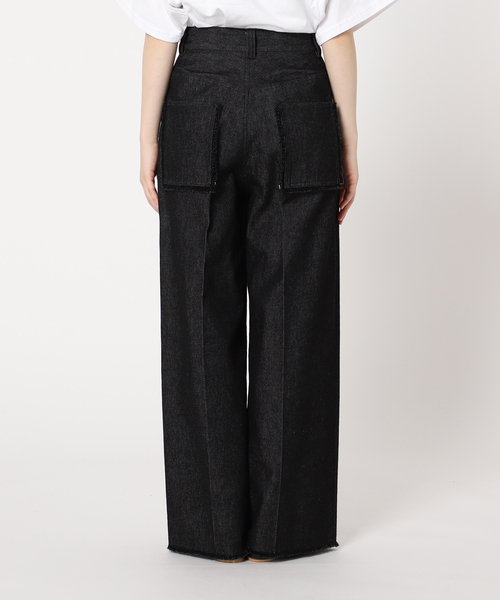 JOINT WORKS(ジョイントワークス)の「【COMMRE/コムル】フリンジデニムパンツ(デニムパンツ・レディース・ネイビー/ブルー系その他・FREE)」の22枚目の写真