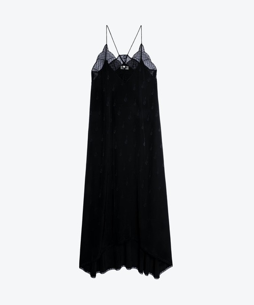 ZADIG&VOLTAIRE（ザディグ　エ　ヴォルテール）の「RISTY JAC GUITARE（ワンピース・レディース・ブラック・XS/S/M）」の5枚目の写真