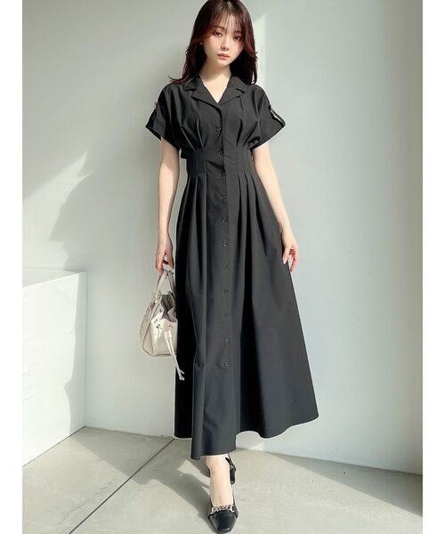 RESEXXY（リゼクシー）の「【WEB限定】ウエストタックシャツワンピース（シャツワンピース・レディース・ブルー/ブラック/アイボリー・FREE）」の22枚目の写真