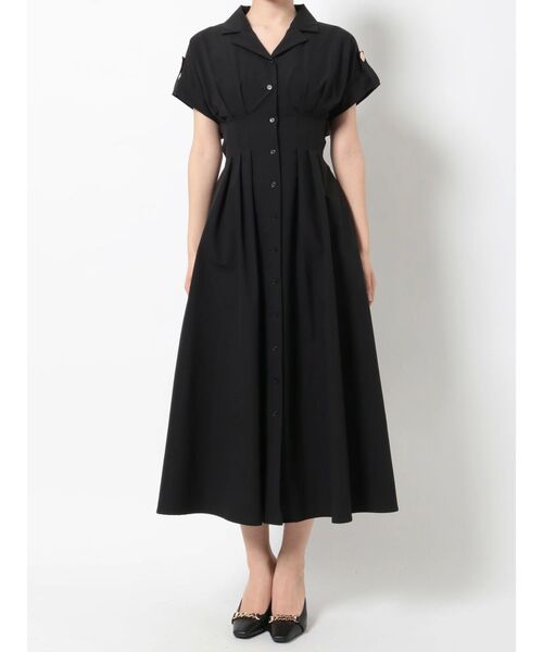 RESEXXY（リゼクシー）の「【WEB限定】ウエストタックシャツワンピース（シャツワンピース・レディース・ブルー/ブラック/アイボリー・FREE）」の12枚目の写真