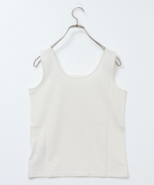 NOLLEY’S（ノーリーズ）の「2WAYラメ天竺タンクトップ（タンクトップ・レディース・ゴールド/シルバー・38/36）」の3枚目の写真