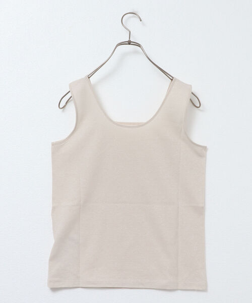 NOLLEY’S（ノーリーズ）の「2WAYラメ天竺タンクトップ（タンクトップ・レディース・ゴールド/シルバー・38/36）」の5枚目の写真