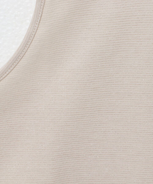 NOLLEY’S（ノーリーズ）の「2WAYラメ天竺タンクトップ（タンクトップ・レディース・ゴールド/シルバー・38/36）」の9枚目の写真