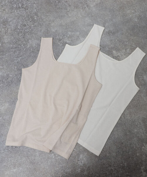 NOLLEY’S（ノーリーズ）の「2WAYラメ天竺タンクトップ（タンクトップ・レディース・ゴールド/シルバー・38/36）」の12枚目の写真