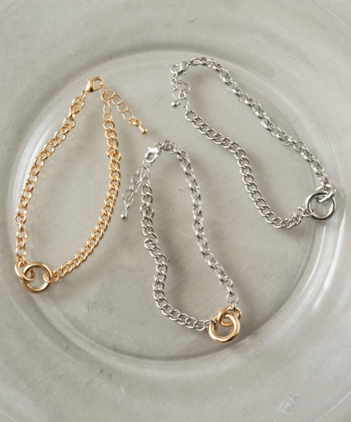 Auntie Rosa Holiday（アンティローザホリデー）の「MIXチェーンブレスレット（ブレスレット・レディース・シルバー×ゴールド/ゴールド/シルバー・FREE）」の17枚目の写真