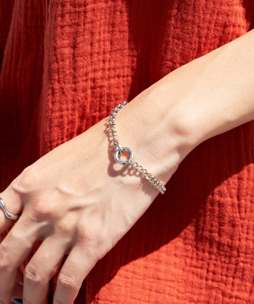 Auntie Rosa Holiday（アンティローザホリデー）の「MIXチェーンブレスレット（ブレスレット・レディース・シルバー×ゴールド/ゴールド/シルバー・FREE）」の13枚目の写真