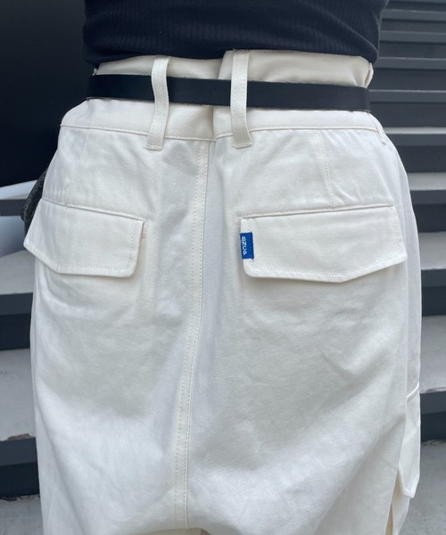 CIAOPANIC(チャオパニック)の「【BNCP】ヘリンボーンカーゴショートパンツ(カーゴパンツ・レディース・ホワイト/パープル/ブラック/カーキ・MEDIUM/LARGE)」の20枚目の写真