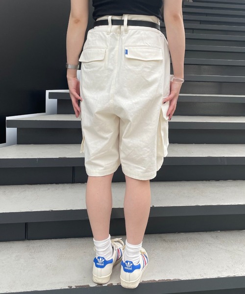 CIAOPANIC(チャオパニック)の「【BNCP】ヘリンボーンカーゴショートパンツ(カーゴパンツ・レディース・ホワイト/パープル/ブラック/カーキ・MEDIUM/LARGE)」の16枚目の写真