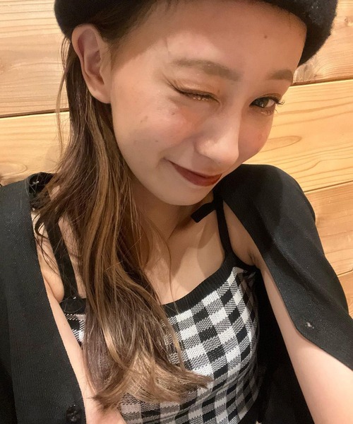 INDIA IS BEAUTIFUL ツイルチェックキャミ チェック　ブルー オーバーフィットシースルーチェックシャツ｜シャツ｜韓国ファッション