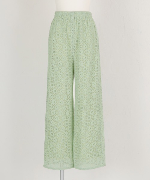 titivate(ティティベイト)の「レースイージーパンツ(その他パンツ・レディース・ライトグリーン/アイボリー/ブラック・S/M/L)」の16枚目の写真