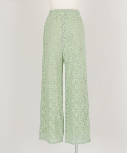 titivate(ティティベイト)の「レースイージーパンツ(その他パンツ・レディース・ライトグリーン/アイボリー/ブラック・S/M/L)」の18枚目の写真