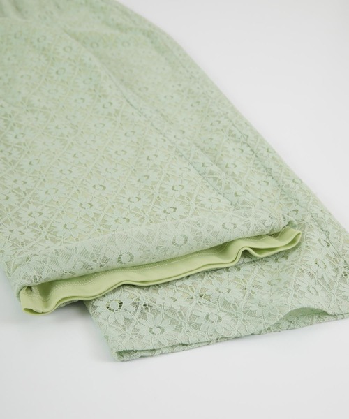 titivate(ティティベイト)の「レースイージーパンツ(その他パンツ・レディース・ライトグリーン/アイボリー/ブラック・S/M/L)」の21枚目の写真