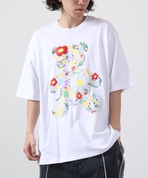RE730 | RE730 フラワー ベアコラージュプリント半袖Tシャツ(Tシャツ/カットソー)