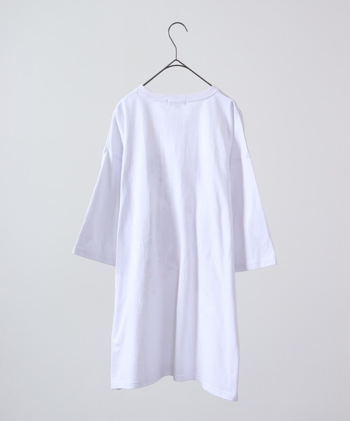 RE730（アールイーセブンサーティー）の「RE730 フラワー ベアコラージュプリント半袖Tシャツ（Tシャツ/カットソー・メンズ・ホワイト/ブラック・L/XL/M）」の16枚目の写真