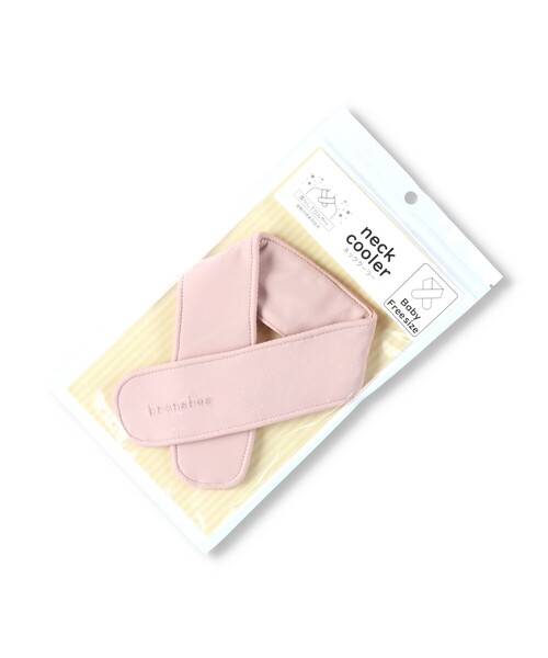 BRANSHES（ブランシェス）の「【ベビー/ペア/お揃い】刺しゅう入りベビーネッククーラー（アウトドアグッズ・キッズ・ピンク/ブルー・FREE）」の10枚目の写真