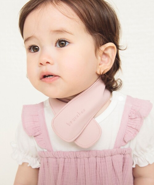 BRANSHES（ブランシェス）の「【ベビー/ペア/お揃い】刺しゅう入りベビーネッククーラー（アウトドアグッズ・キッズ・ピンク/ブルー・FREE）」の9枚目の写真