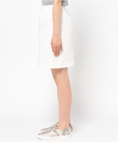 Chico（チコ）の「BIGポケットスカート（スカート・レディース・ホワイト/ダークグリーン・FREE）」の9枚目の写真