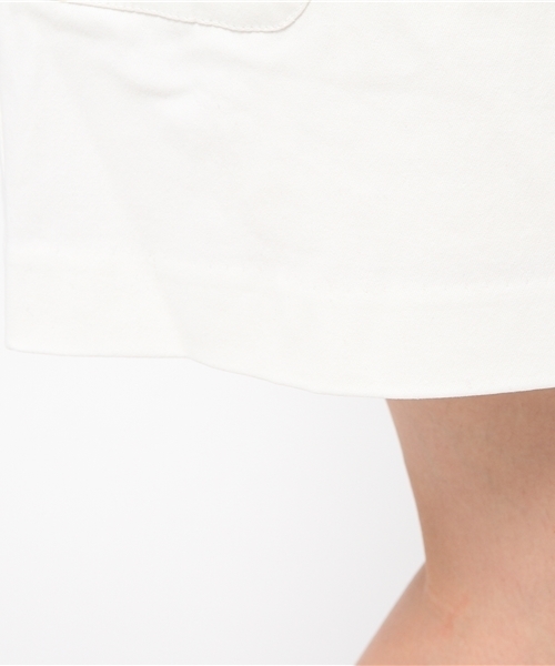 Chico（チコ）の「BIGポケットスカート（スカート・レディース・ホワイト/ダークグリーン・FREE）」の4枚目の写真