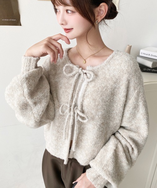 セール】【累計販売枚数2万枚突破！】前後2WAYフロントリボンブークレ