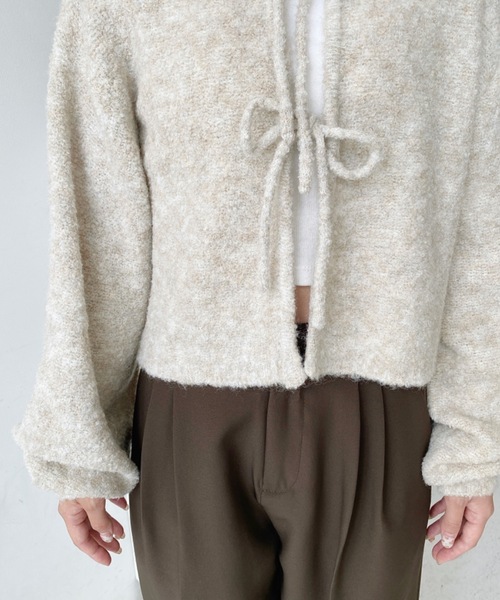 セール】【累計販売枚数2万枚突破！】前後2WAYブークレニットリボン