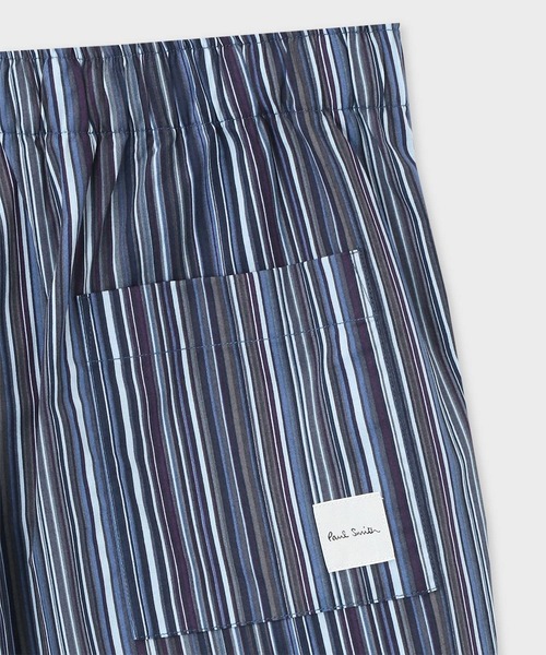 Paul Smith（ポールスミス）の「【ラウンジウェア】シグネチャーストライプ  ショーツ / 843654 7495（その他パンツ・メンズ・チャコールグレー/レッド/ブルー・MEDIUM/LARGE）」の5枚目の写真