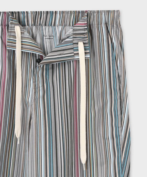 Paul Smith（ポールスミス）の「【ラウンジウェア】シグネチャーストライプ  ショーツ / 843654 7495（その他パンツ・メンズ・チャコールグレー/レッド/ブルー・MEDIUM/LARGE）」の4枚目の写真
