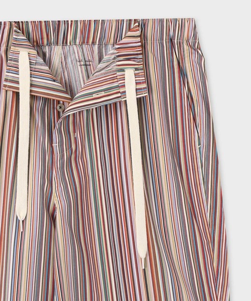 Paul Smith（ポールスミス）の「【ラウンジウェア】シグネチャーストライプ  ショーツ / 843654 7495（その他パンツ・メンズ・チャコールグレー/レッド/ブルー・MEDIUM/LARGE）」の9枚目の写真