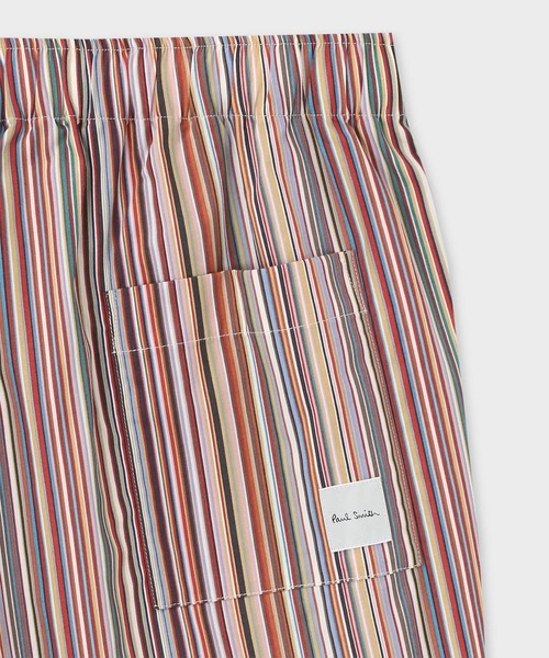 Paul Smith（ポールスミス）の「【ラウンジウェア】シグネチャーストライプ  ショーツ / 843654 7495（その他パンツ・メンズ・チャコールグレー/レッド/ブルー・MEDIUM/LARGE）」の6枚目の写真