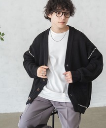 WEGO | WEGO/【23年秋冬新作】ハンドステッチカーディガン(カーディガン/ボレロ)