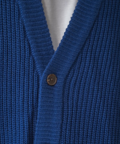 WEGO(ウィゴー)の「WEGO/ハンドステッチカーディガン(カーディガン/ボレロ・メンズ・アイボリー/ブラック/ブルー/ライトグレー・LARGE/MEDIUM)」の9枚目の写真