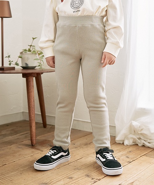 b・ROOM（ビールーム）の「【エニウェアシリーズ】ストレッチスリムパンツ（その他パンツ・キッズ・グレイッシュブルー/ブラック/ダークパープル/カーキ/グレイッシュベージュ・100cm/110cm/120cm/130cm/140cm）」の3枚目の写真