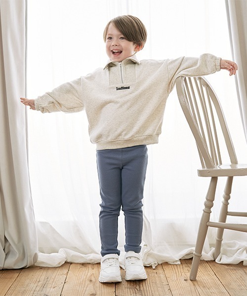 b・ROOM（ビールーム）の「【エニウェアシリーズ】ストレッチスリムパンツ（その他パンツ・キッズ・グレイッシュブルー/ブラック/ダークパープル/カーキ/グレイッシュベージュ・100cm/110cm/120cm/130cm/140cm）」の20枚目の写真