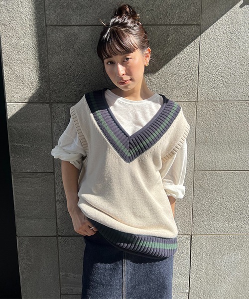 CREDONA（クレドナ）の「チルデンニットベスト（ベスト）」 - WEAR