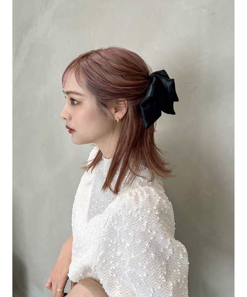 JUMELLE（ジュメロ）の「big ribbon barrette（バレッタ/ヘアクリップ・レディース・ブラック・FREE）」の2枚目の写真