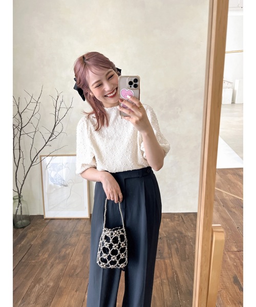 JUMELLE（ジュメロ）の「big ribbon barrette（バレッタ/ヘアクリップ・レディース・ブラック・FREE）」の8枚目の写真