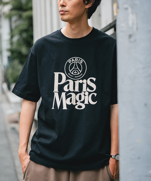 セール】【Paris Saint-Germain】PARIS MAGIC プリント Tシャツ セール】【Paris Saint-Germain】PARIS MAGIC プリント Tシャツ