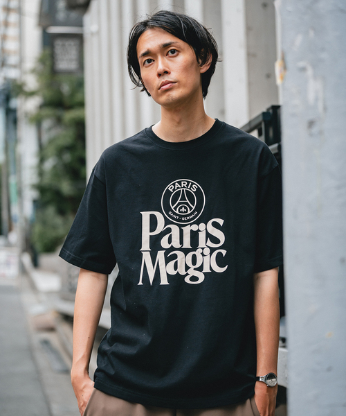 PARIS SAINT-GERMAIN(パリサンジェルマン)の「【Paris Saint-Germain】PARIS MAGIC プリント Tシャツ(Tシャツ/カットソー・メンズ・ブラック/ホワイト・SMALL/MEDIUM/LARGE/X-LARGE)」の7枚目の写真