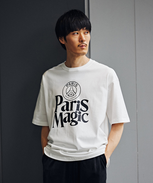 PARIS SAINT-GERMAIN(パリサンジェルマン)の「【Paris Saint-Germain】PARIS MAGIC プリント Tシャツ(Tシャツ/カットソー・メンズ・ブラック/ホワイト・SMALL/MEDIUM/LARGE/X-LARGE)」の9枚目の写真