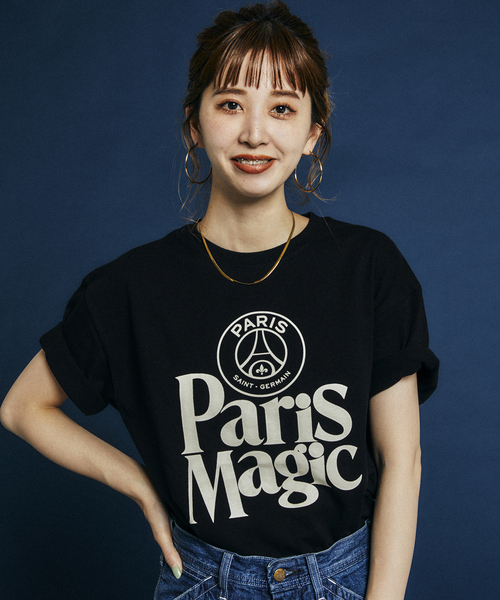 セール】【Paris Saint-Germain】PARIS MAGIC プリント Tシャツ セール】【Paris Saint-Germain】PARIS MAGIC プリント Tシャツ