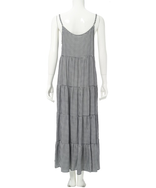 Edit Sheen（エディットシーン）の「ギンガムチェック切り替えギャザーワンピース（ワンピース・レディース・グリーン/ブラック・M）」の14枚目の写真