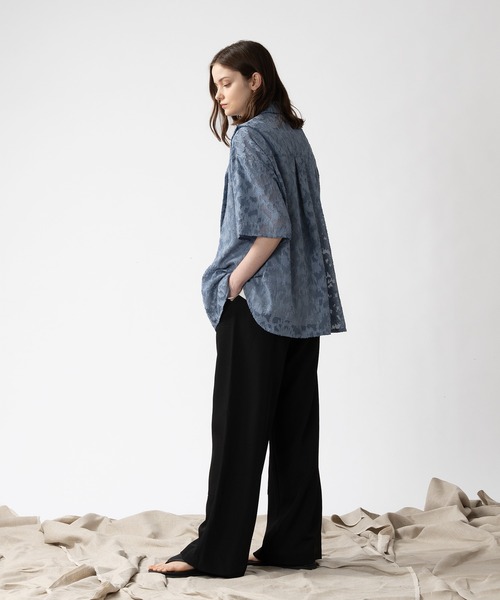 selle glant（セレグランテ）の「DOUBLE KNEE SLACKS PANTS / ダブルニースラックスパンツ（スラックス・メンズ・ブラック/ベージュ・SMALL/MEDIUM/LARGE）」の3枚目の写真