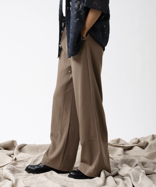selle glant（セレグランテ）の「DOUBLE KNEE SLACKS PANTS