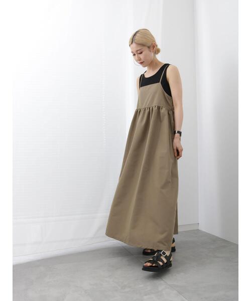 Samansa Mos2 blue(サマンサモスモスブルー)の「リブタンク(Tシャツ/カットソー・レディース・ブラック/キナリ/ブラウン・F)」の19枚目の写真