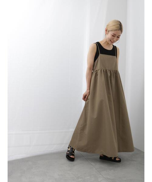 Samansa Mos2 blue(サマンサモスモスブルー)の「リブタンク(Tシャツ/カットソー・レディース・ブラック/キナリ/ブラウン・F)」の17枚目の写真