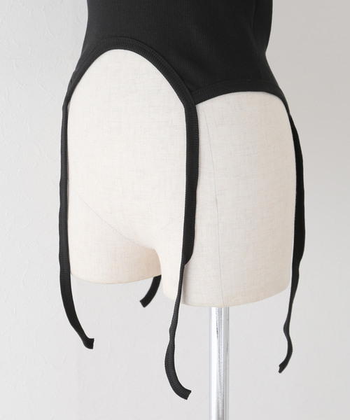 JOINT WORKS(ジョイントワークス)の「ヘムコードタンクトップ(キャミソール・レディース・チャコールグレー/ブラック/アイボリー・FREE)」の21枚目の写真