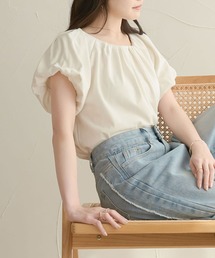 Ambre Neige | タックボリュームトップス/【WEB/EC限定商品】(Tシャツ/カットソー)