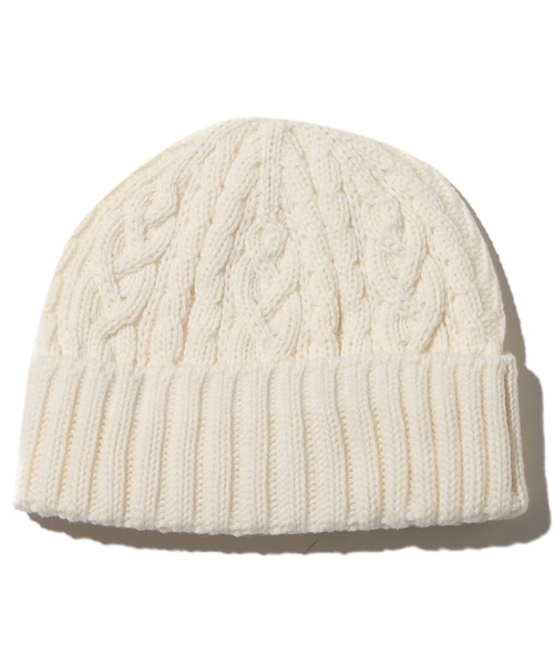 THE NORTH FACE（ザノースフェイス）の「THE NORTH FACE CABLE BEANIE / ザ・ノース・フェイス ケーブル ビーニー（ニットキャップ/ビーニー・メンズ・オフホワイト/ネイビー/グレー/ブラック/ブラウン・FREE）」の8枚目の写真