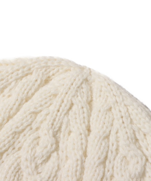THE NORTH FACE（ザノースフェイス）の「THE NORTH FACE CABLE BEANIE / ザ・ノース・フェイス ケーブル ビーニー（ニットキャップ/ビーニー・メンズ・オフホワイト/ネイビー/グレー/ブラック/ブラウン・FREE）」の7枚目の写真